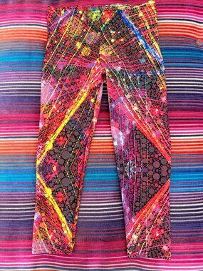 A Circus of Light - Phish Inspired Capri Crop Leggings - Medium - Like New